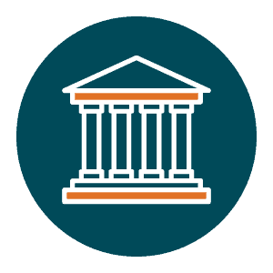 Icon of a government building