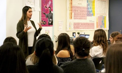 Prevention Manager Shalini opens a dialogue with high schoolers.