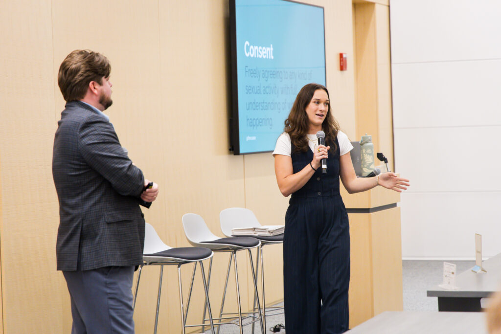 CAASE's prevention educators speak at A CAASE of Empowerment 2026